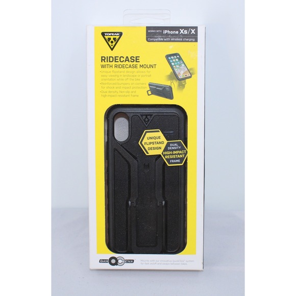 Topeak Other - Topeak RideCase with Mount for iPhone Xs X Black TT9855BG QuickClick Bike Mount